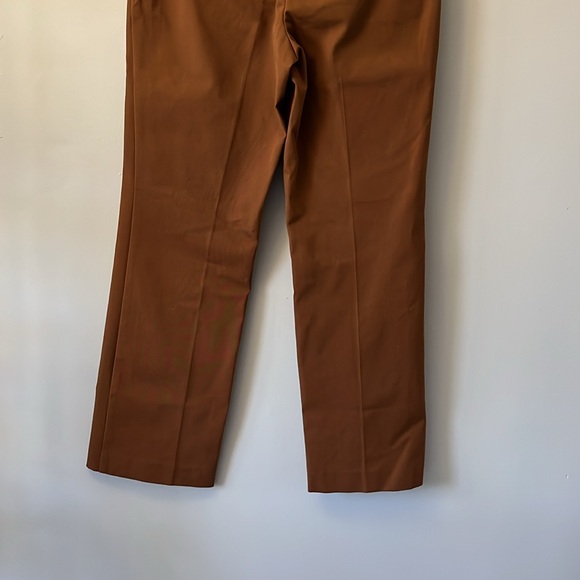 NWT Talbots Newport Trouser Pants Women's Brown Dress Pants Size 6P - Picture 6 of 14